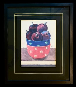 lot 119 image: LR - Plums Framed Wall Decor Art Print