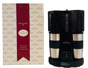 lot 194 image: LR - Gevalia Coffee for Two Automatic Coffeemaker with Filters