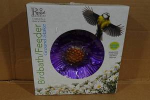 lot 69 image: Regal Art & Gift BirdbathFeeder Ground Stake