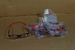 lot 87 image: 6 Slastic Blue Blocker Magnetic Glasses - 3.00