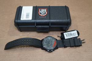 lot 6 image: Luminox Mens Navy SEAL Chronograph 45mm Watch XS.3581.BO