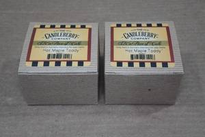 lot 165 image: 2 Candleberry Co Hot Maple Toddy Wax Melts