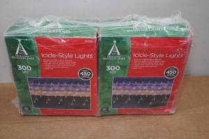 lot 167 image: 2 Holiday Wonderland Icicle-Style Lights