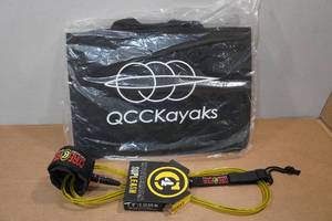 lot 183 image: QCCKayaks Paddle Board Storage Bag and Leash