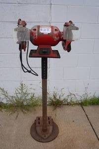 lot 202 image: Sun Electric Grinder on Stand