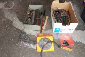 lot 204 image: Assorted Hand Tools - Drivers, Shears, Files