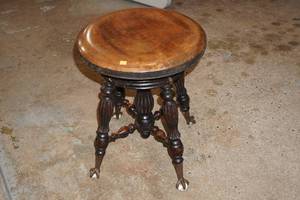 Antique Claw and Ball Stool