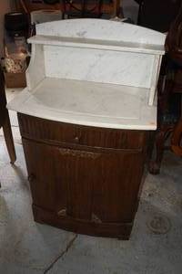 lot 13 image: Antique Marble Top Washstand