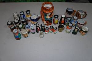 lot 138 image: Assorted Mini Toby Mugs