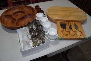 lot 144 image: Serving Trays and Egg Holders