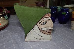 lot 58 image: Pottery Gnome Vase