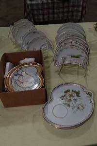 lot 115 image: Assorted Bone Dishes and Plates