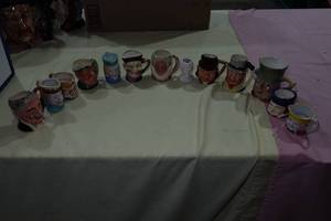 lot 126 image: Assorted Head Mugs