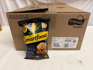 lot 341 image: Case of 28 Smartfood Kettle Popcorn