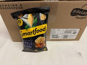 lot 342 image: Case of 28 Smartfood Kettle Popcorn