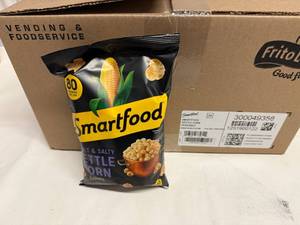 lot 343 image: Case of 28 Smartfood Kettle Popcorn