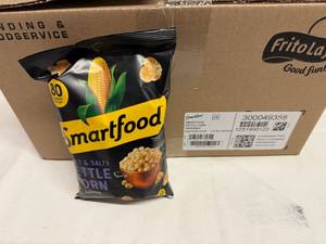 lot 344 image: Case of 28 Smartfood Kettle Popcorn