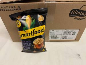 lot 345 image: Case of 28 Smartfood Kettle Popcorn