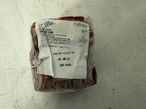 lot 11 image: B. 4.10lbs Spring Time Hickory Smoked Uncured Ham