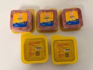lot 27 image: J. 5x 16oz Oscar Mayer Lean Ham-Honey