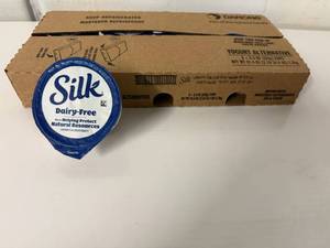 lot 36 image: UP. 16x Silk Vanilla Yogurt-Danone