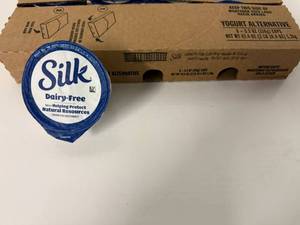 lot 38 image: UP. 16x Silk Vanilla Yogurt-Danone