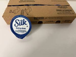 lot 42 image: UP. 16x Silk Vanilla Yogurt-Danone