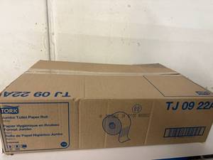 lot 57 image: 10x Tork Jumbo Toilet Paper Rolls