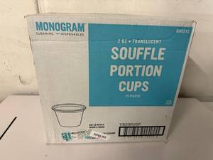 lot 59 image: 2,400x 2oz Souffle Portion Cups