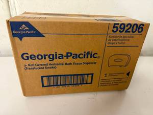 lot 69 image: 2-Roll Covered Horizontal Bath Tissue Dispenser