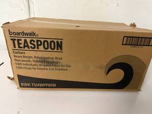 lot 88 image: 1,000 Heavy Weight Individually Wrapped Teaspoons