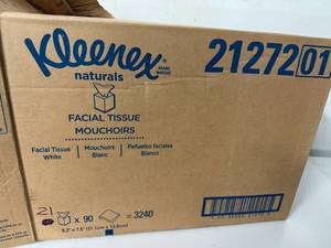 lot 89 image: 21x Kleenex Naturals Facial Tissue