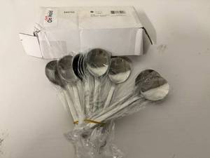 lot 97 image: 36x Kendra Boullion Spoons-Libbey(Metal)