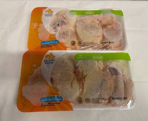 lot 107 image: AA. 2x Family Size Chicken Thighs