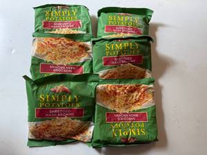 lot 110 image: BB. 6x 1lb4oz Simply Potatoes Shredded Hashbrowns