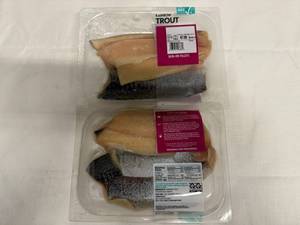 lot 149 image: K. 2x 4 portions Atlantic Salmon wSeafood Stuffing