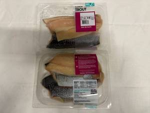 lot 150 image: K. 2x 4 portions Atlantic Salmon wSeafood Stuffing