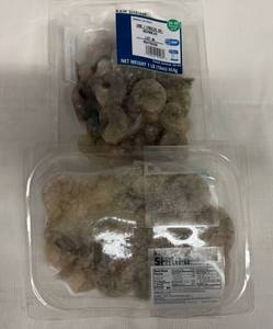 lot 162 image: 2x 1lb Raw Shrimp-Peeled, Devined Tail Off
