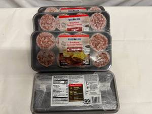 lot 169 image: 4x 12oz Breakfast Sausage Patties-Food Lion
