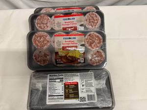 lot 172 image: 4x 12oz Breakfast Sausage Patties-Food Lion