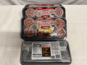 lot 173 image: 4x 12oz Breakfast Sausage Patties-Food Lion