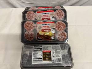 lot 174 image: 4x 12oz Breakfast Sausage Patties-Food Lion