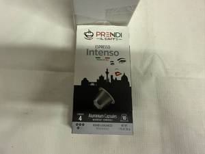 lot 187 image: 10x 10ct Nesspresso Compatible Prendi Il Caff Espresso Intenso-Aluminuim Capsules