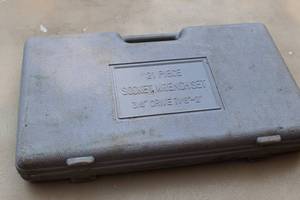 lot 5 image: 21 Piece Socket Set 34 Drive to 78-2