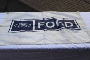 lot 9 image: 2 Ford Motor Company FlagsBanners