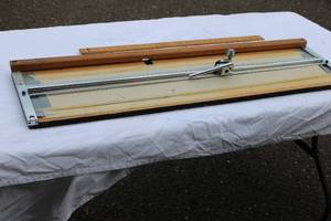 lot 56 image: Keeton Kutter 1477 Precision Matte Cutter  44 x 16  Includes Yardstick