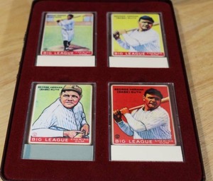 lot 71 image: Babe Ruth Goudey Porcelein Set #100 of 2873