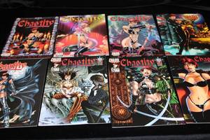 lot 90 image: CHASTITY LUST FOR LIFE COMIC LOT  ISSUES #1, #2, #3  5 MORE  CHAOTIC DARK HEROINE  GRAPHIC NOVEL STYLE