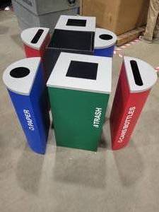 lot 11 image: Collection of Waste Bins (585105)