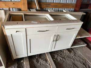 lot 32 image: Braaten Cabinets Island Cabinet